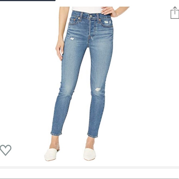 levi wedgie skinny jeans